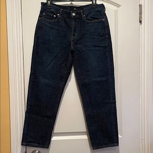 Dark Indigo Women's Straight Leg Short/Petite Jeans-Like New Condition